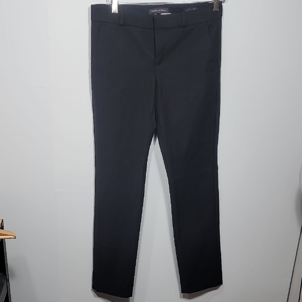 Banana Republic Ryan Straight Leg Black Pants